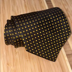 Antonio Ricci Men's Silk Neck Tie Geometric Design